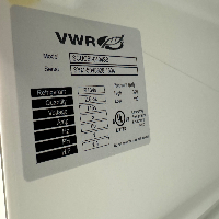 VWR Undercounter Stainless Steel Refrigerator image 1